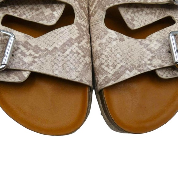 DOLCE VITA SNAKE PRINT WOMEN'S SANDALS sz 8 (as is) - Picture 4 of 7